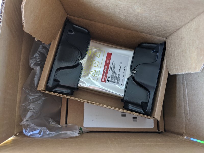 Newegg shipped WD HDD