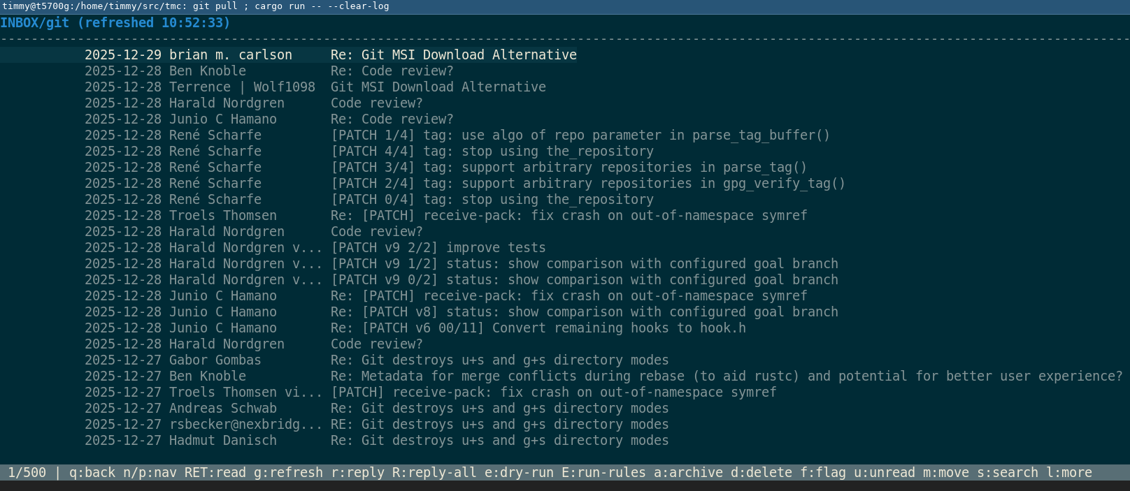 Timmy’s Mail Client screenshot